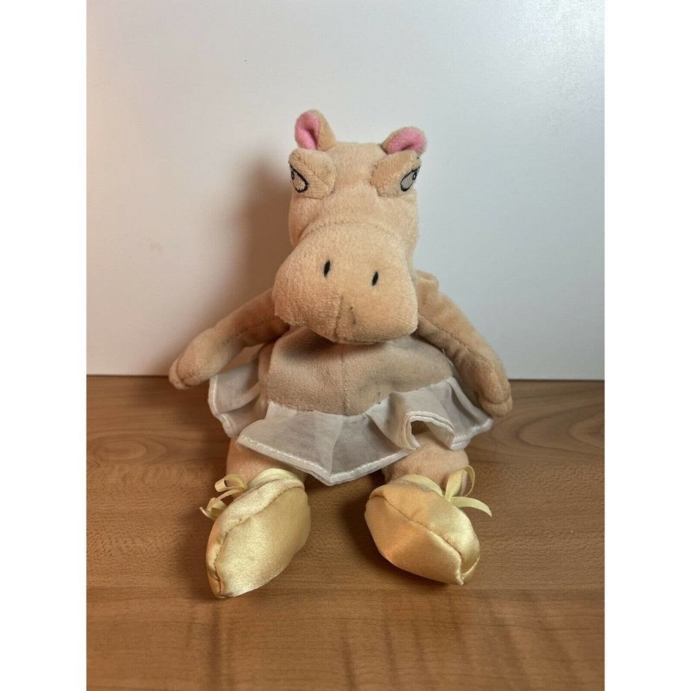 Disney Store - Hippo Ballerina Fantasia Plush Bean Bag 8"